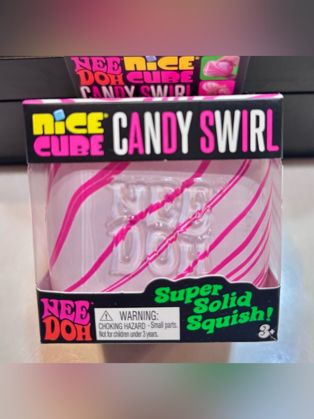 NeeDoh Candy Swirl Nice Cube
